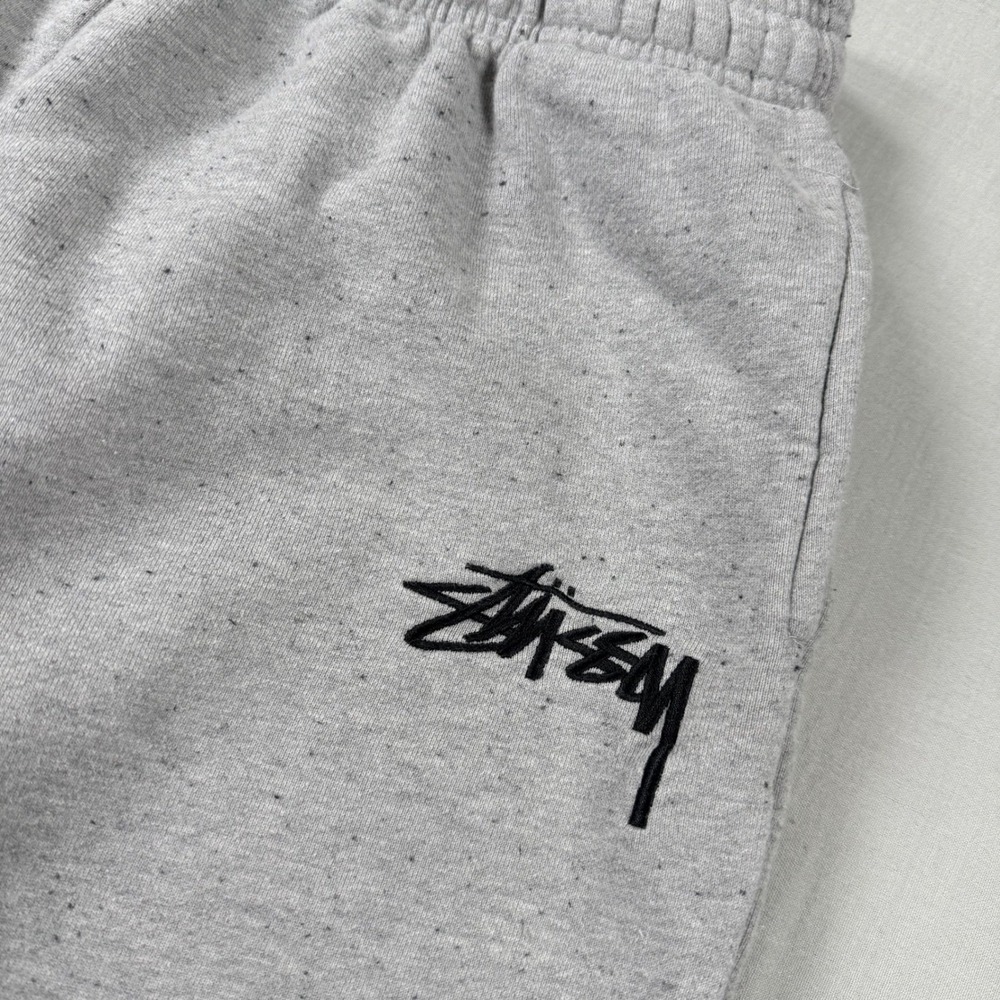 Stussy Kids Sweatpants‎ Joggers Grey Speckled XL Elastic Waist Drawstring
